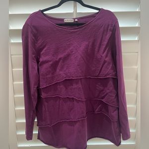 Habitat Magenta Purple Layered Tunic